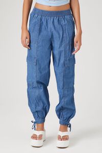 DARK DENIM Denim Cargo Joggers, image 2