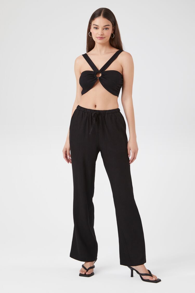 Forever 21 Wide Leg Pants  Black from Forever 21 on 21 Buttons