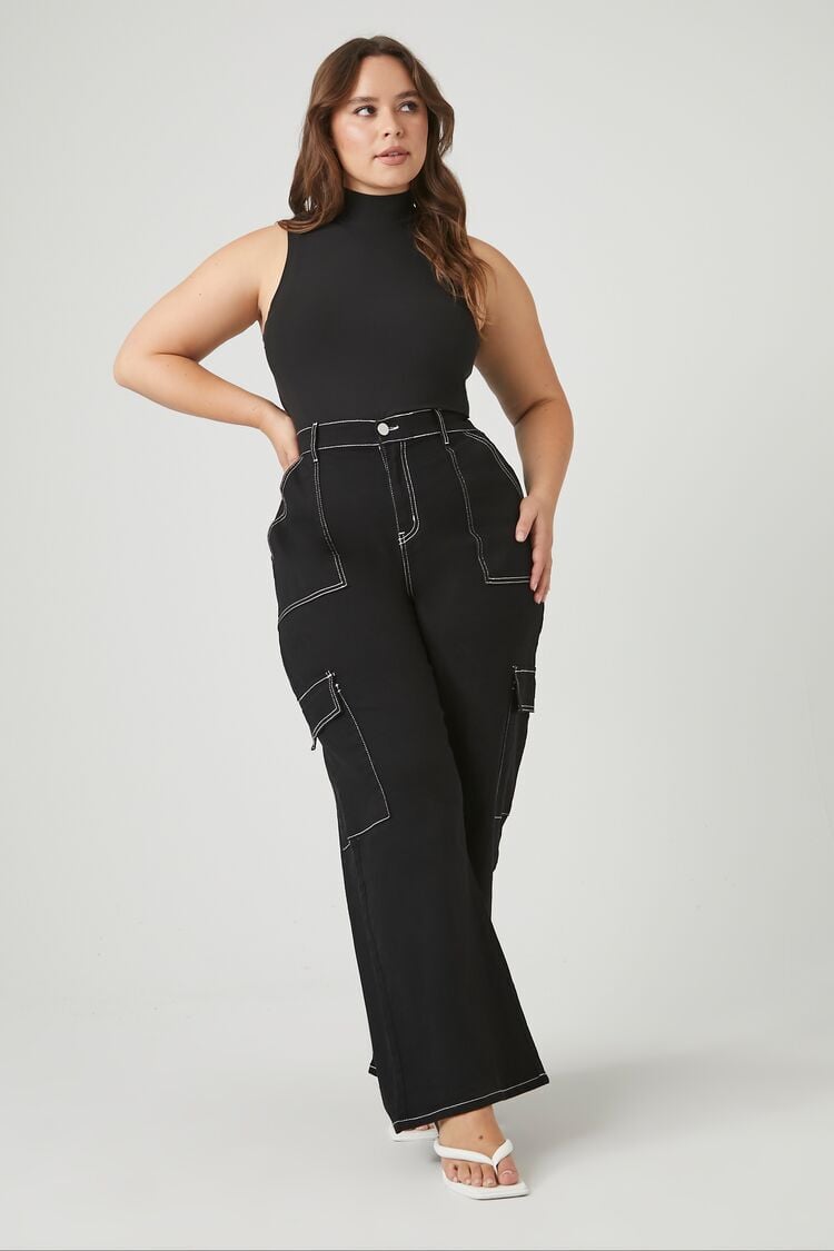 Calvin Klein Jeans Trendy Plus Size Cotton Drawstring Pants Women's 3X  Beige + | eBay