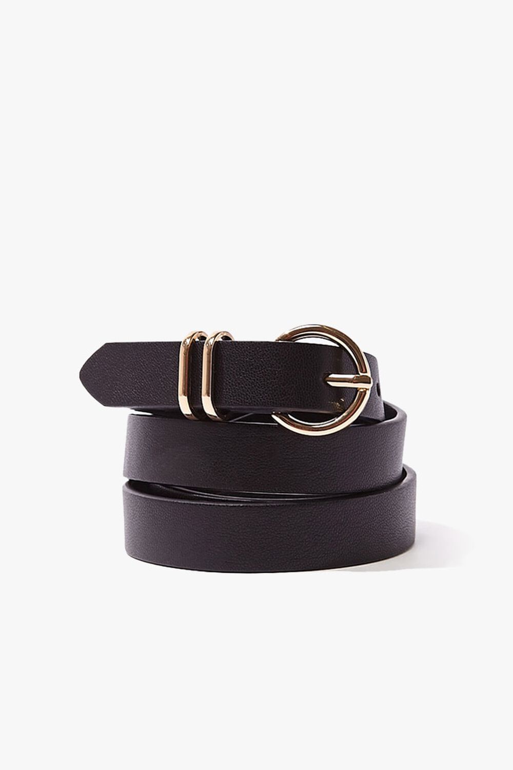 O-Ring Faux Leather Belt