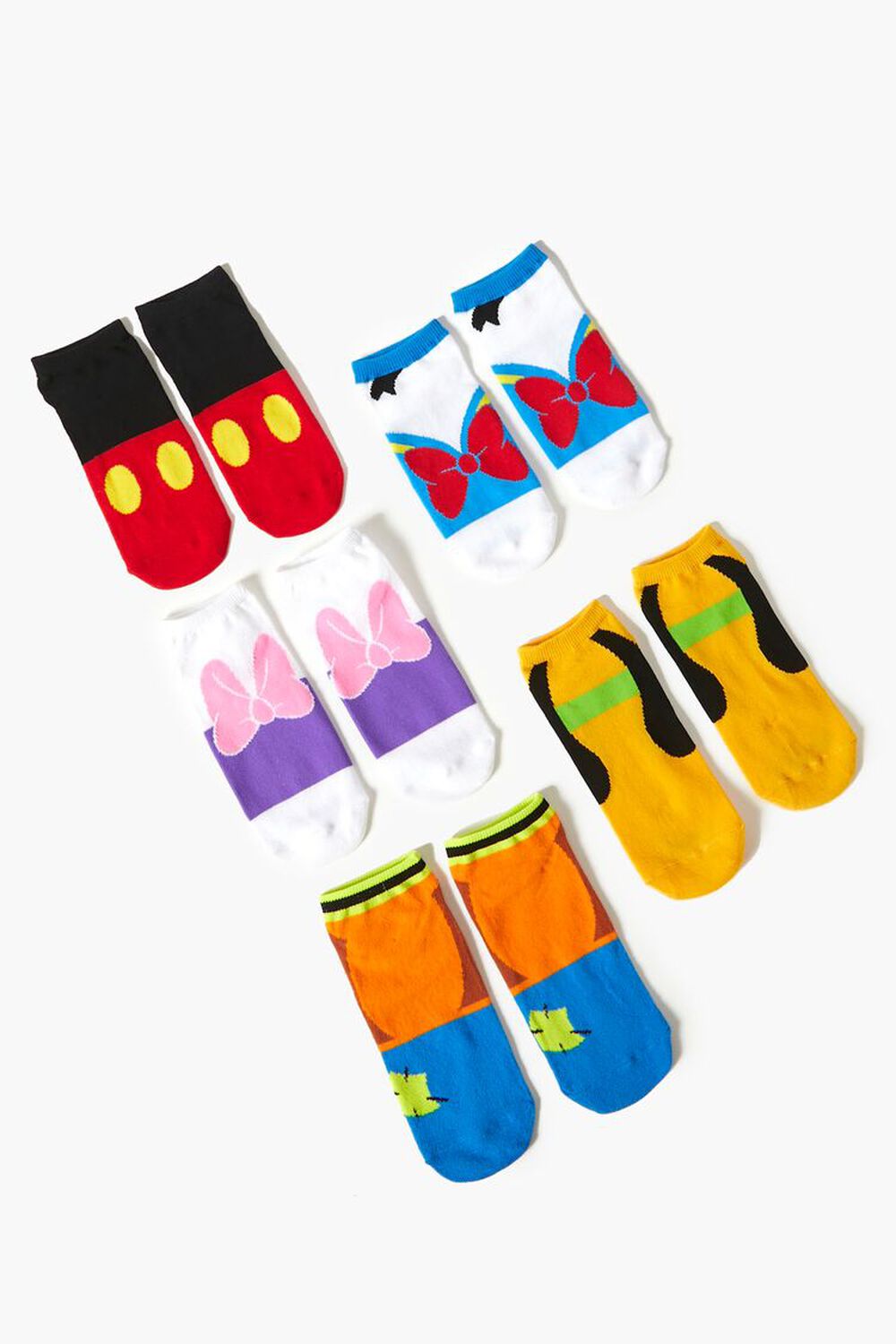 Disney Mens Socks, 5 Pack Novelty Socks, Pluto Donald Goofy Disney