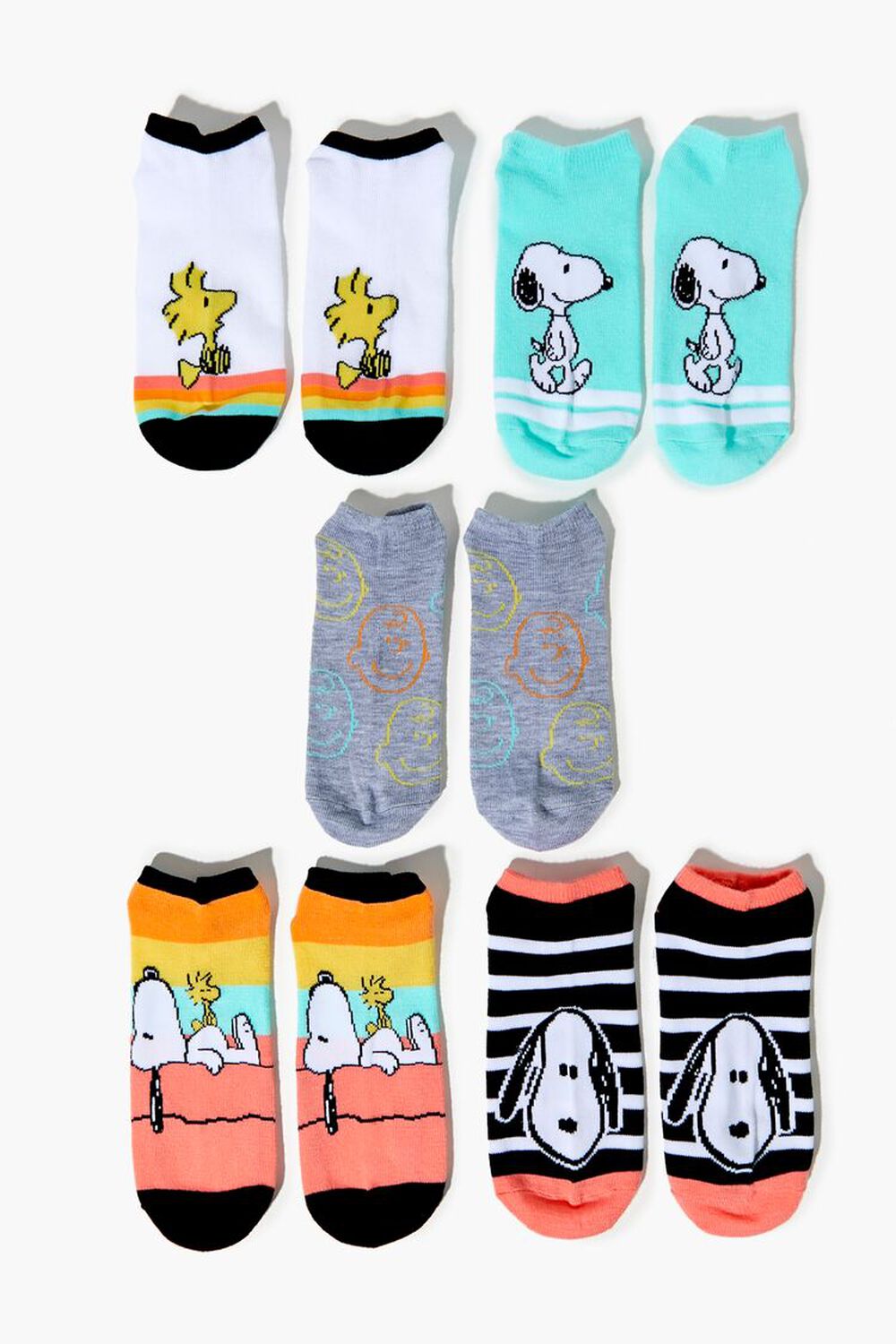 Snoopy Ankle Sock Set - 5 pack
