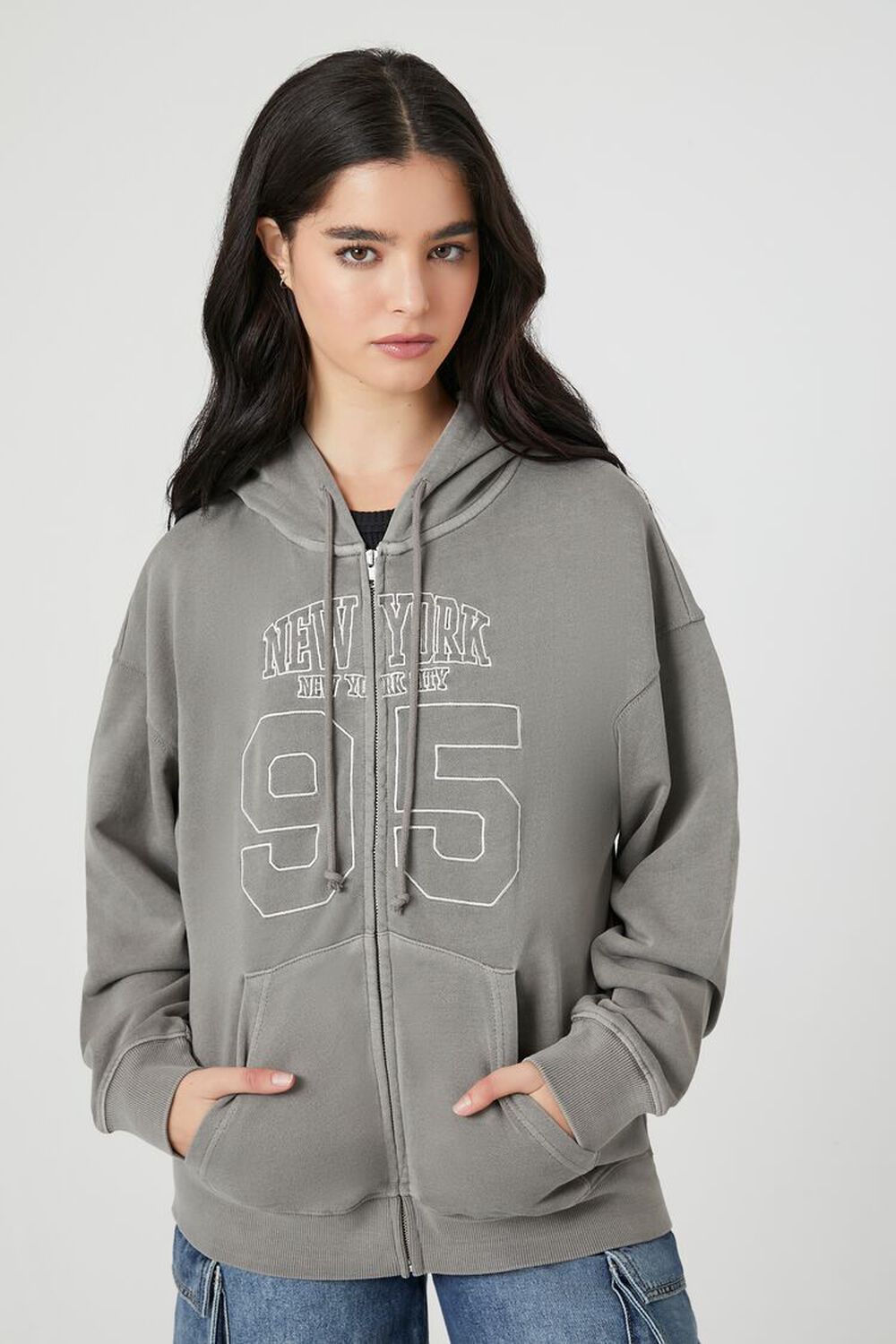 Full Zip Hoodie with Contrasting Liner and Zip : : Clothing, Shoes  & Accessories