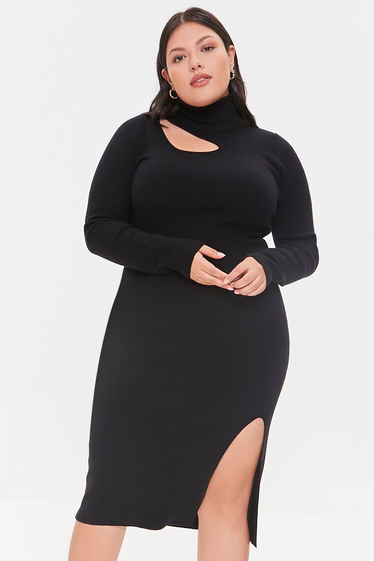 cheap sweater dresses for plus size