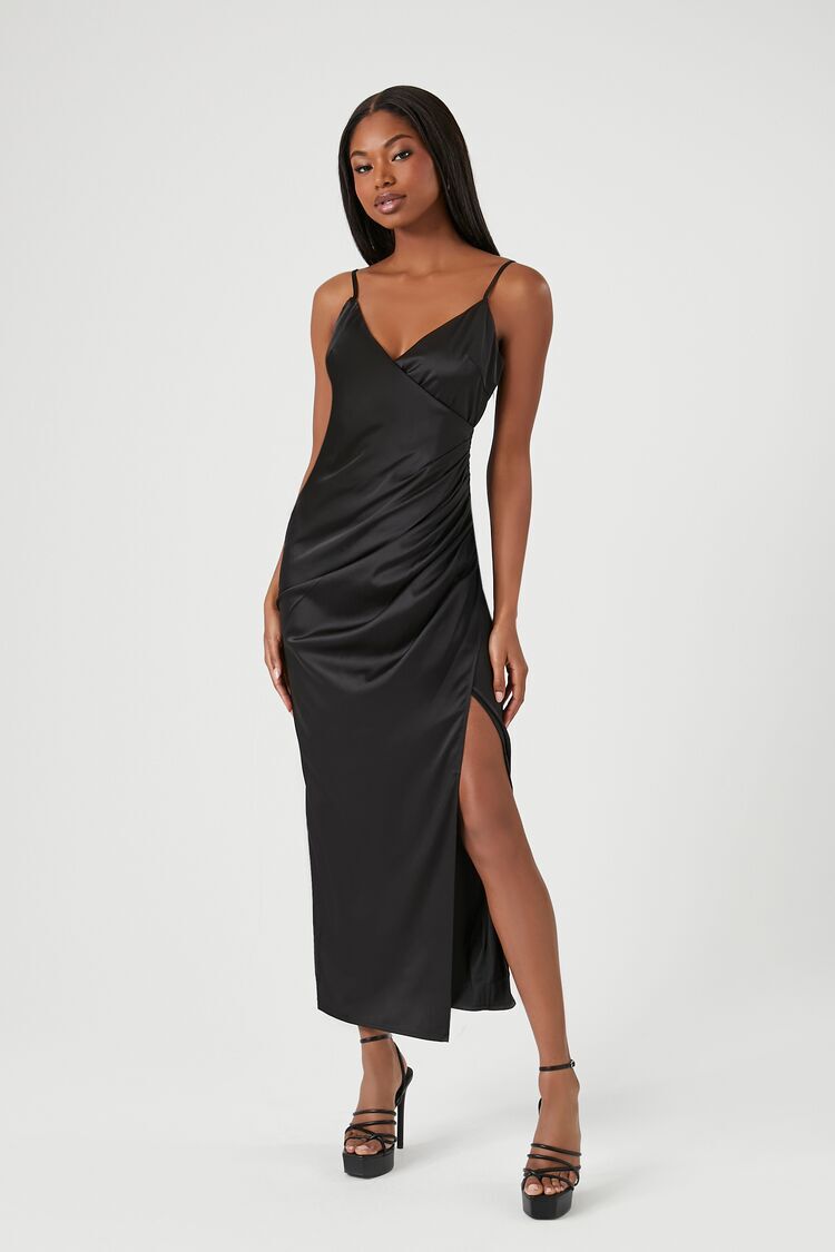 Black Sateen Dresses