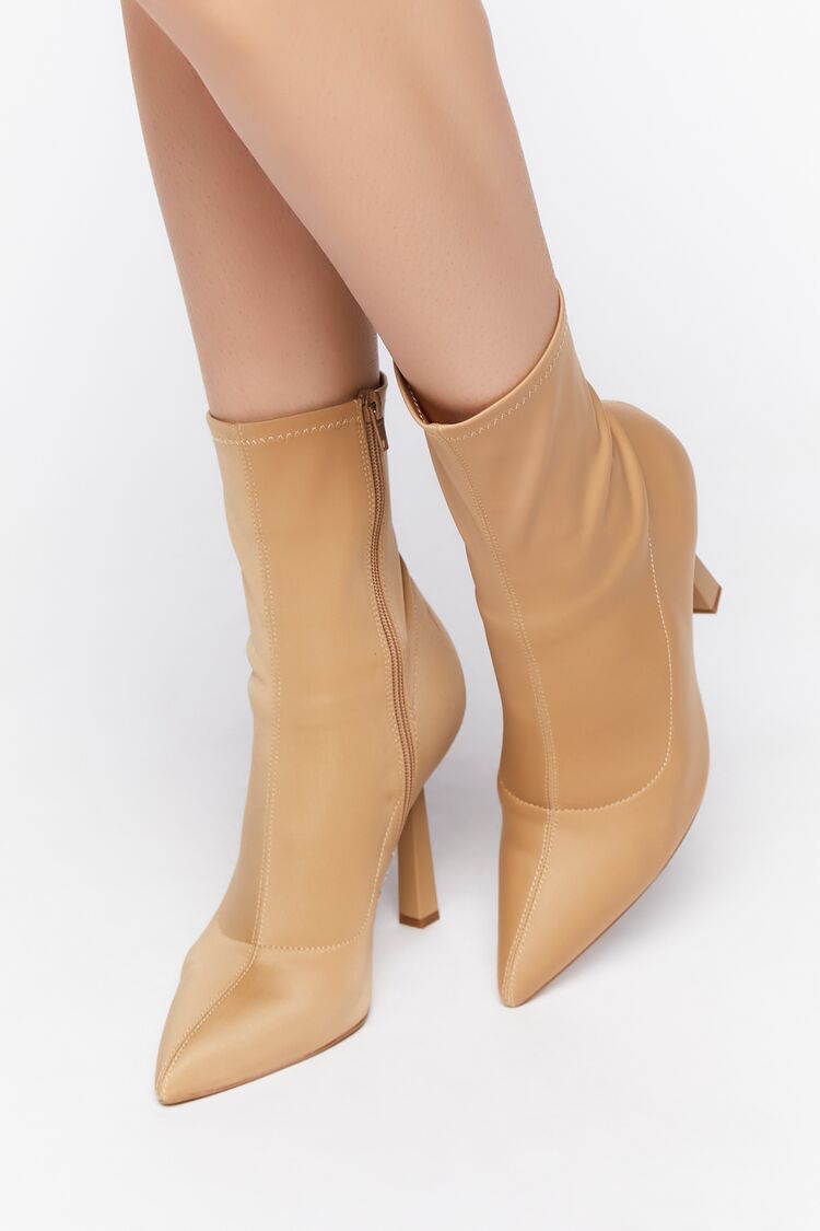 nude sock booties