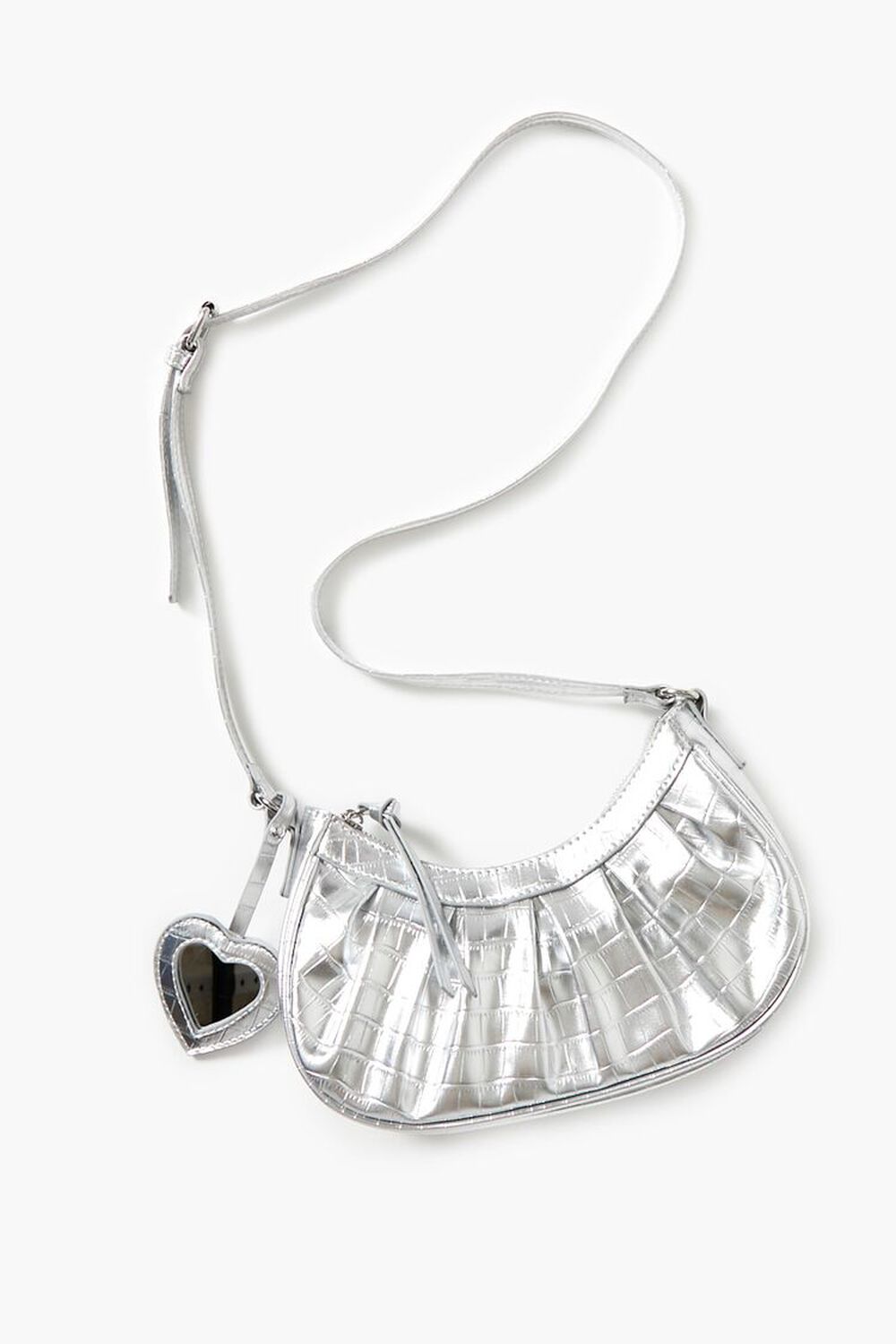 Silver handle and crossbody bag – Belachica