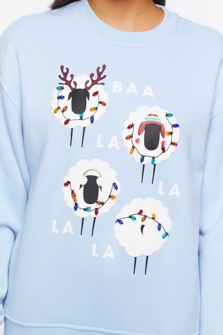 Holiday Sheep Graphic Pullover