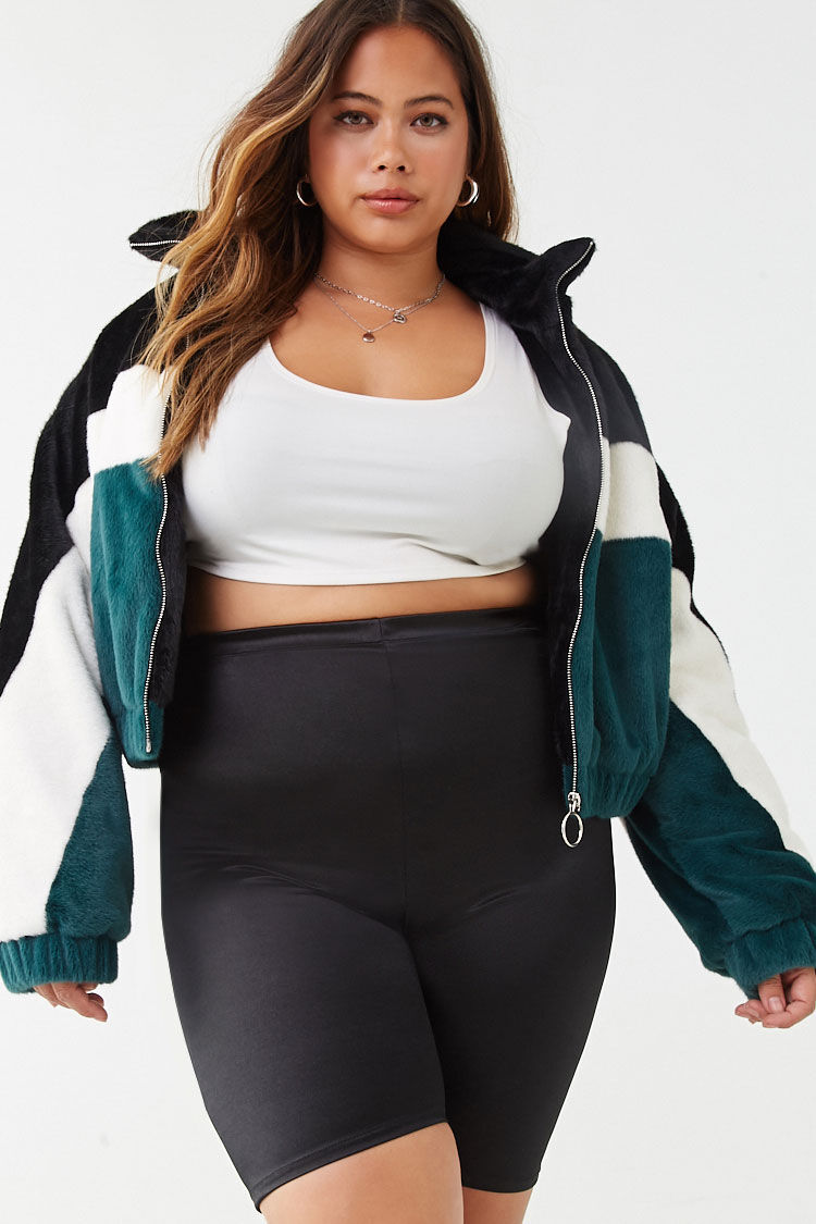 forever 21 plus size biker shorts