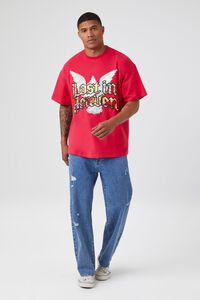 CRANBERRY/MULTI Lost in Heaven Patch Graphic Tee, image 4