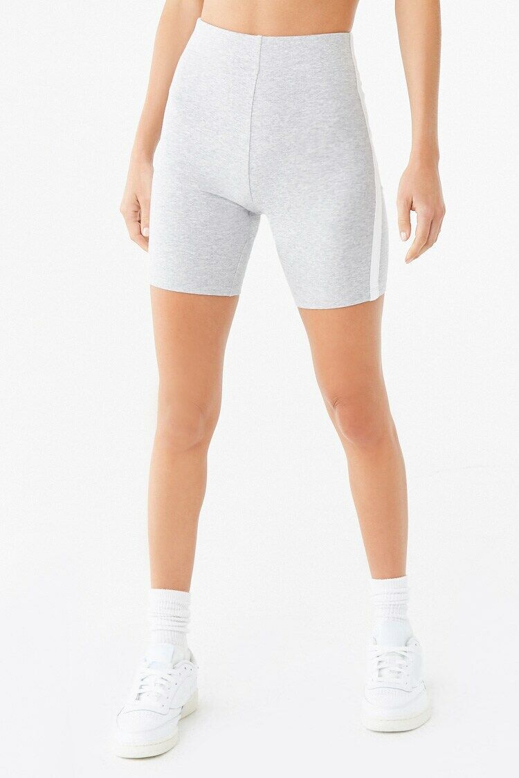 forever 21 grey biker shorts