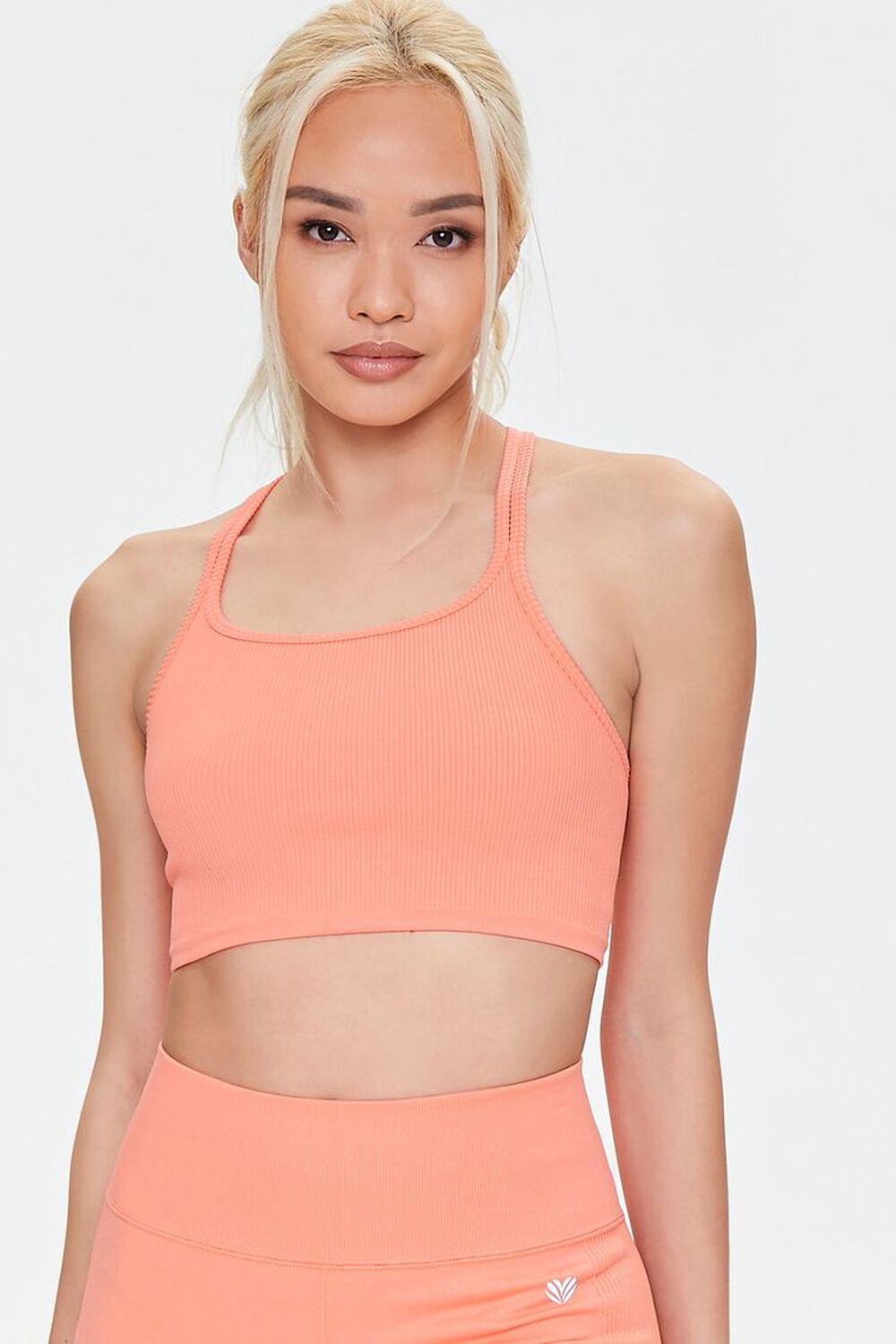 Seamless Caged Back Sports Bra 