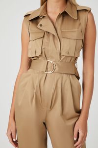 Belted Cargo Jumpsuit, image 5