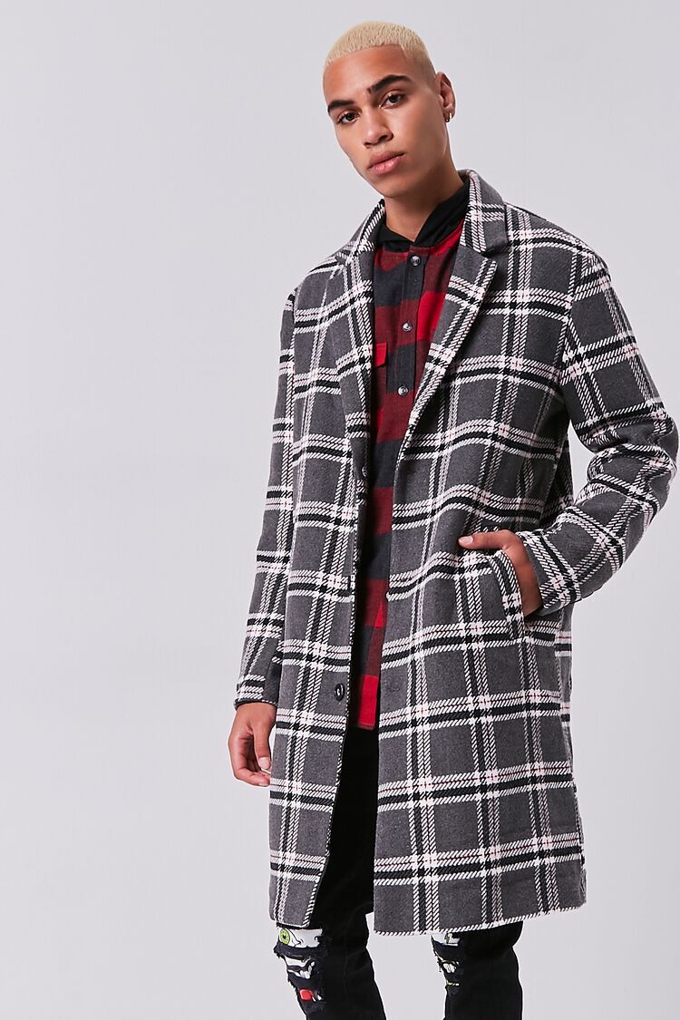 Plaid Duster Jacket