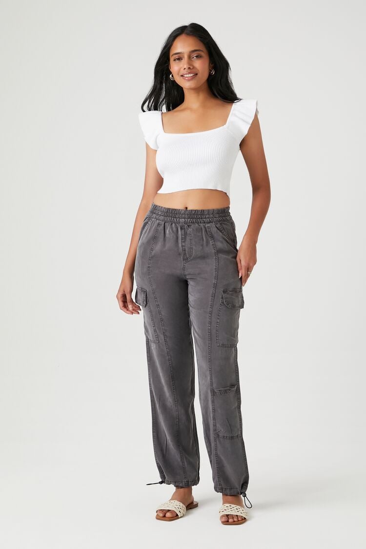 Forever 21 Ladies Foldover HighRise Pants