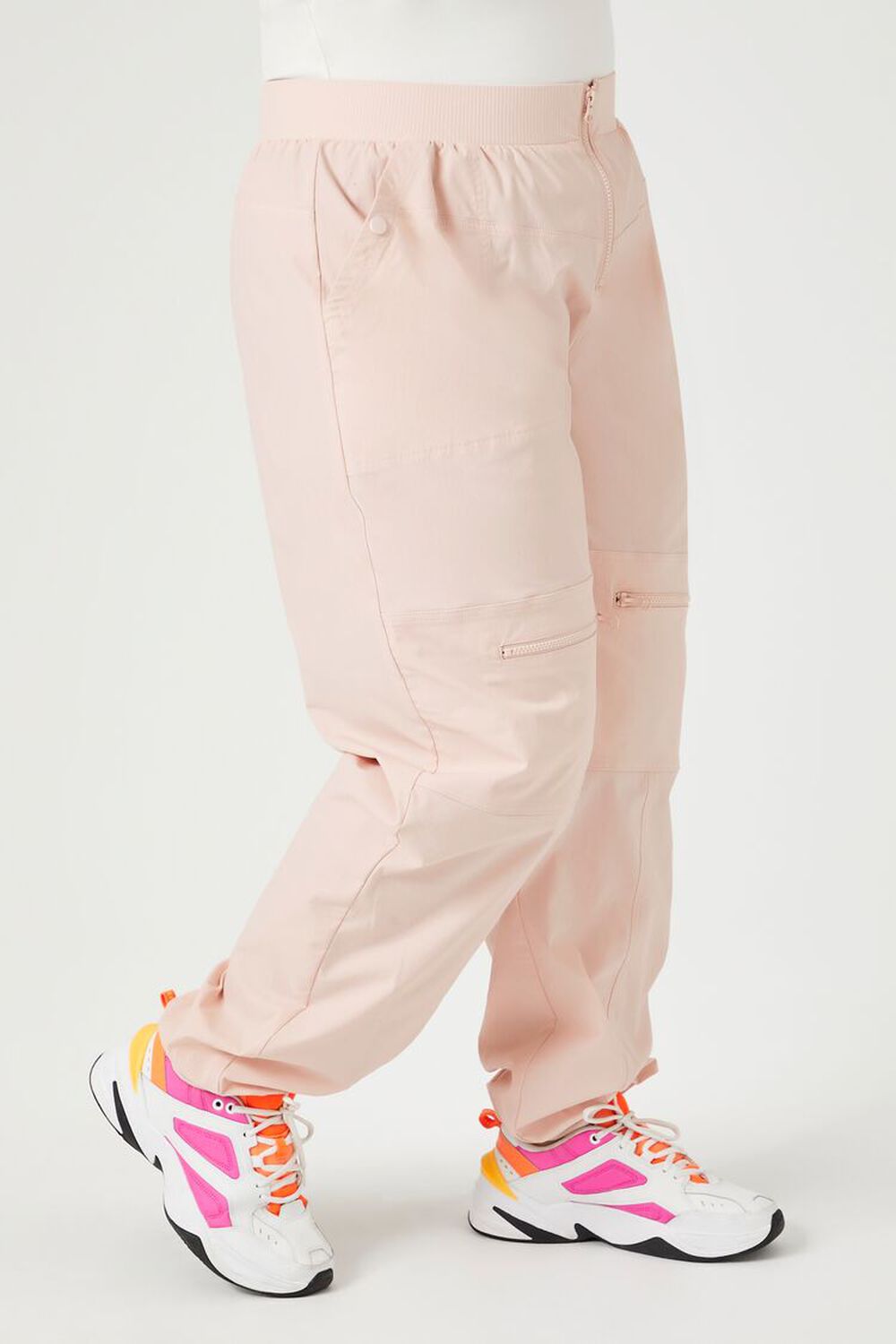 Plus Size French Terry Cargo Sweatpants