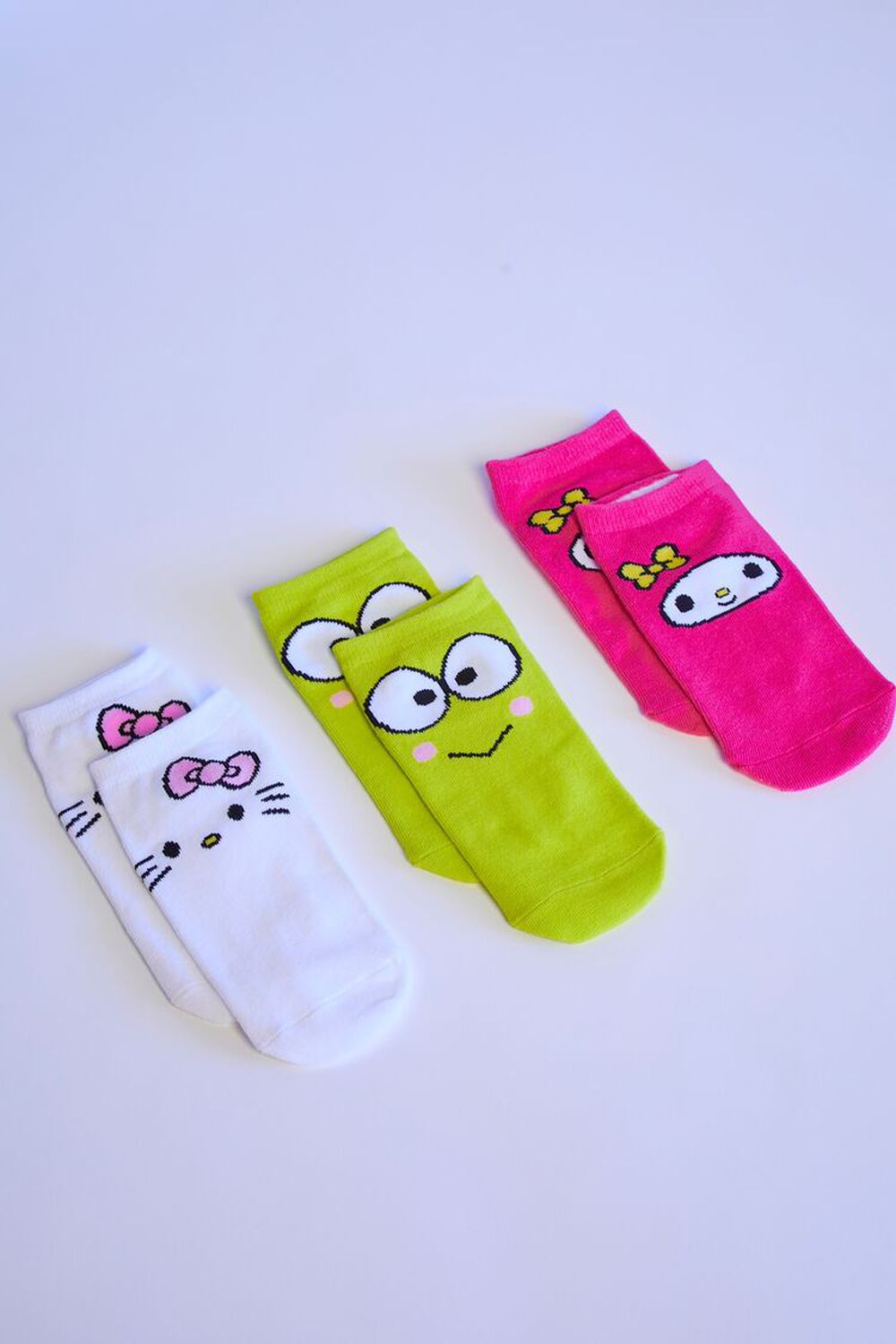 Hello Kitty & Friends Ankle Sock Set - 3 Pack