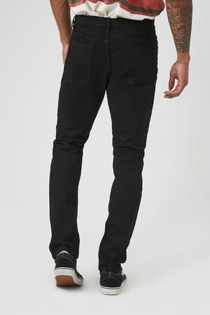 Black Halloween Printed Skinny Jeans, Slim Fit *-Stretch Casual Denim  Pants, Women's Denim Jeans & Clothing