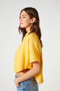 BANANA CREAM Textured High-Low Shirt, image 2