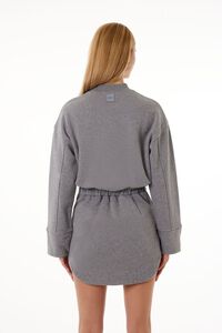 HEATHER GREY Barneys New York French Terry Mini Dress, image 3