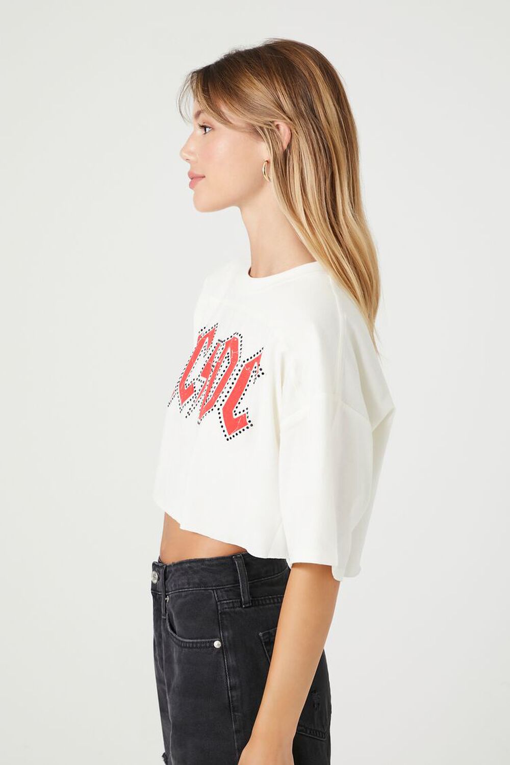 Forever 21 ACDC Graphic Hockey Jersey