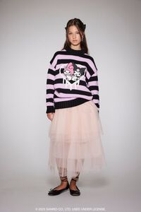 PURPLE/MULTI My Melody & Kuromi Striped Sweater, image 4