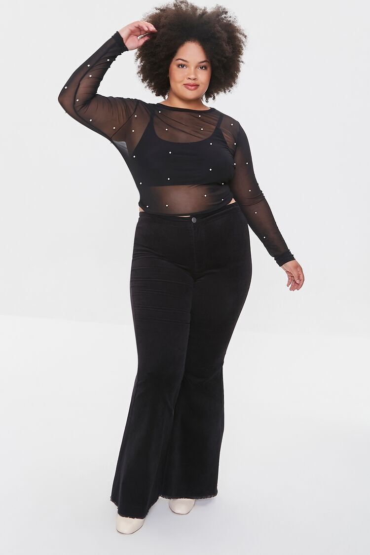 Plus Size High Waisted Extreme Flare Pants  Nasty Gal