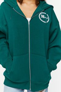 GREEN/MULTI New York Graphic Zip-Up Hoodie, image 5