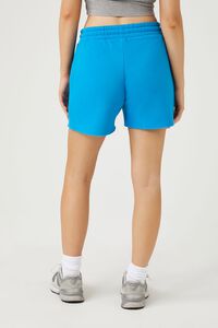 BLUE Fleece Drawstring Shorts, image 4