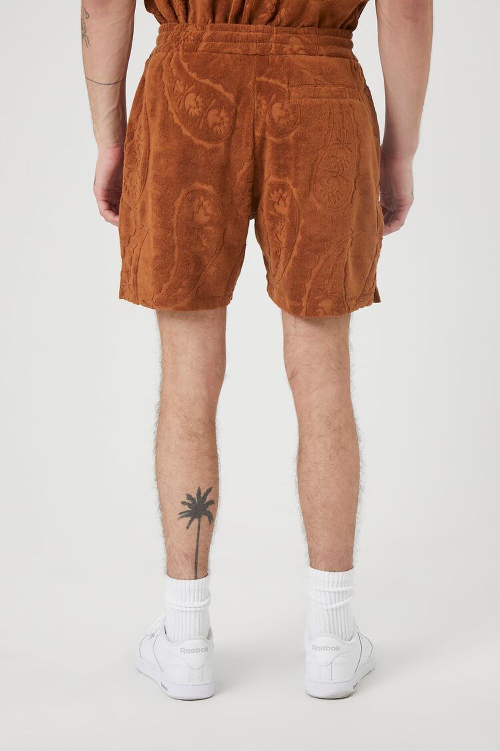 Paisley Print Drawstring Shorts