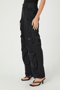 High-Rise Cargo Jeans - Black – Wear Your Words