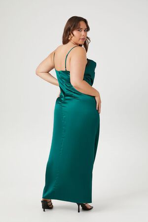  FDSUFDY Plus Size Dress for Women Plus Draped Ruched