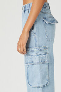 LIGHT DENIM Cargo Denim Joggers, image 4