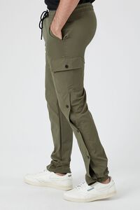 Snap-Button Cargo Joggers, image 3