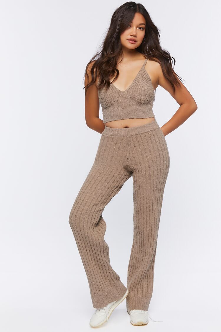 Rib-Knit Cami & Pants Set