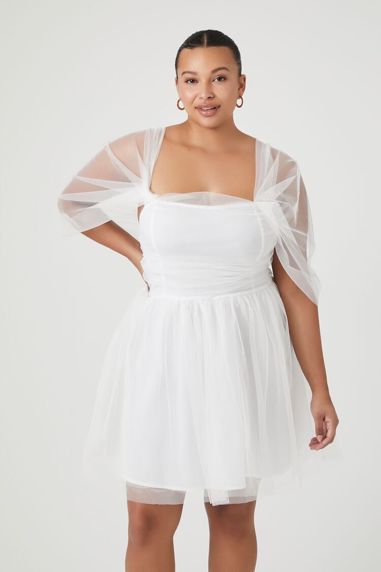 Fancy A Spritz Mini Dress In White Embroidery | Showpo USA