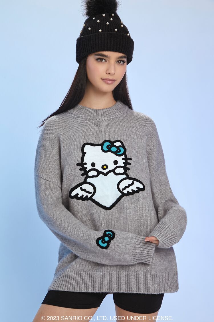 Angel Hello Kitty Drop-Sleeve Sweater