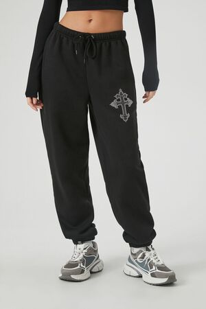 Forever 21 Satin Drawstring Ankle-Cut Joggers Box 4/5