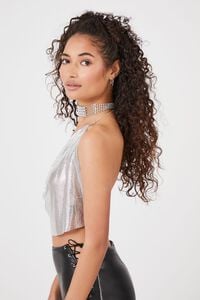 Chainmail Cowl Halter Top, image 3