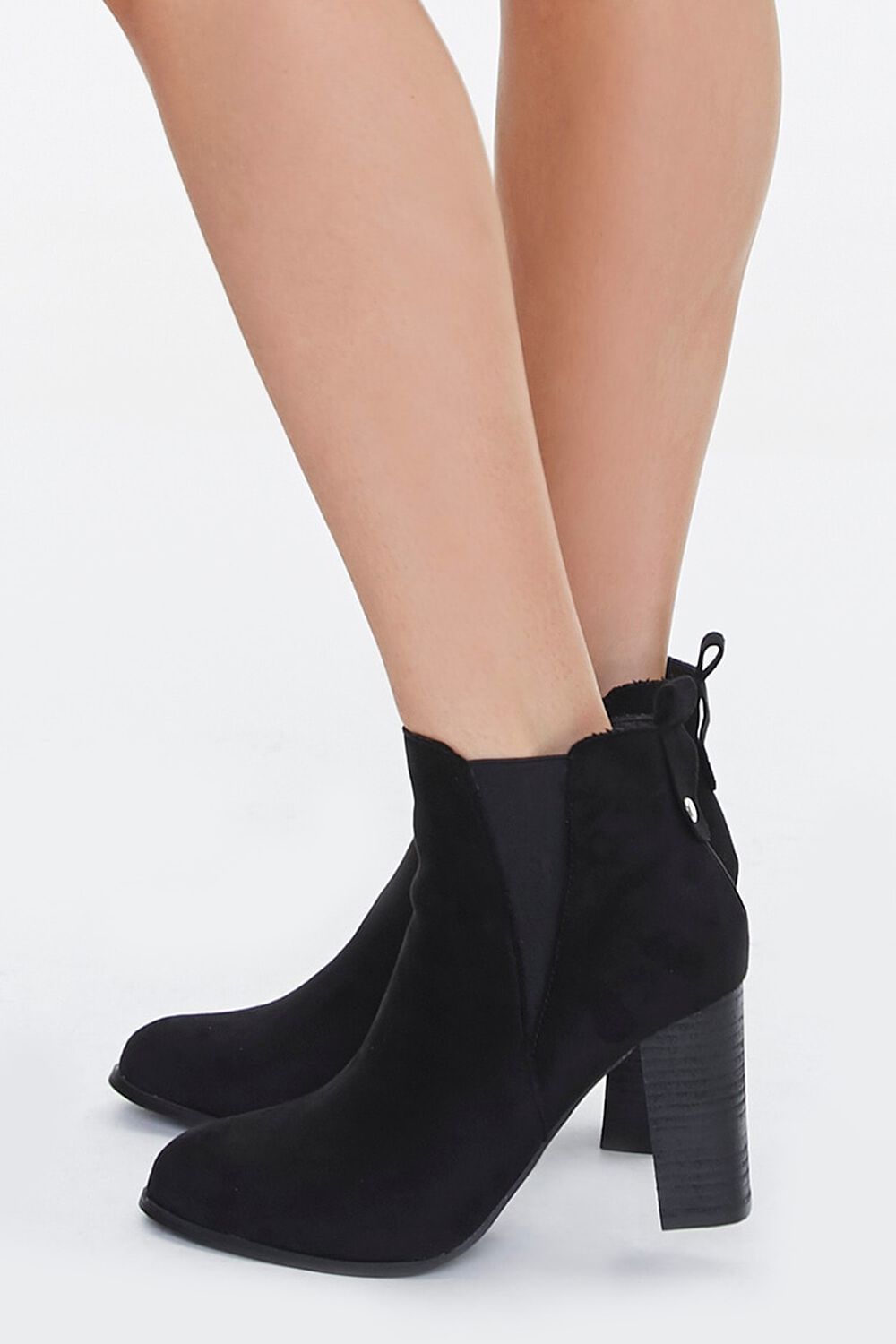 Pointed Faux Suede Booties