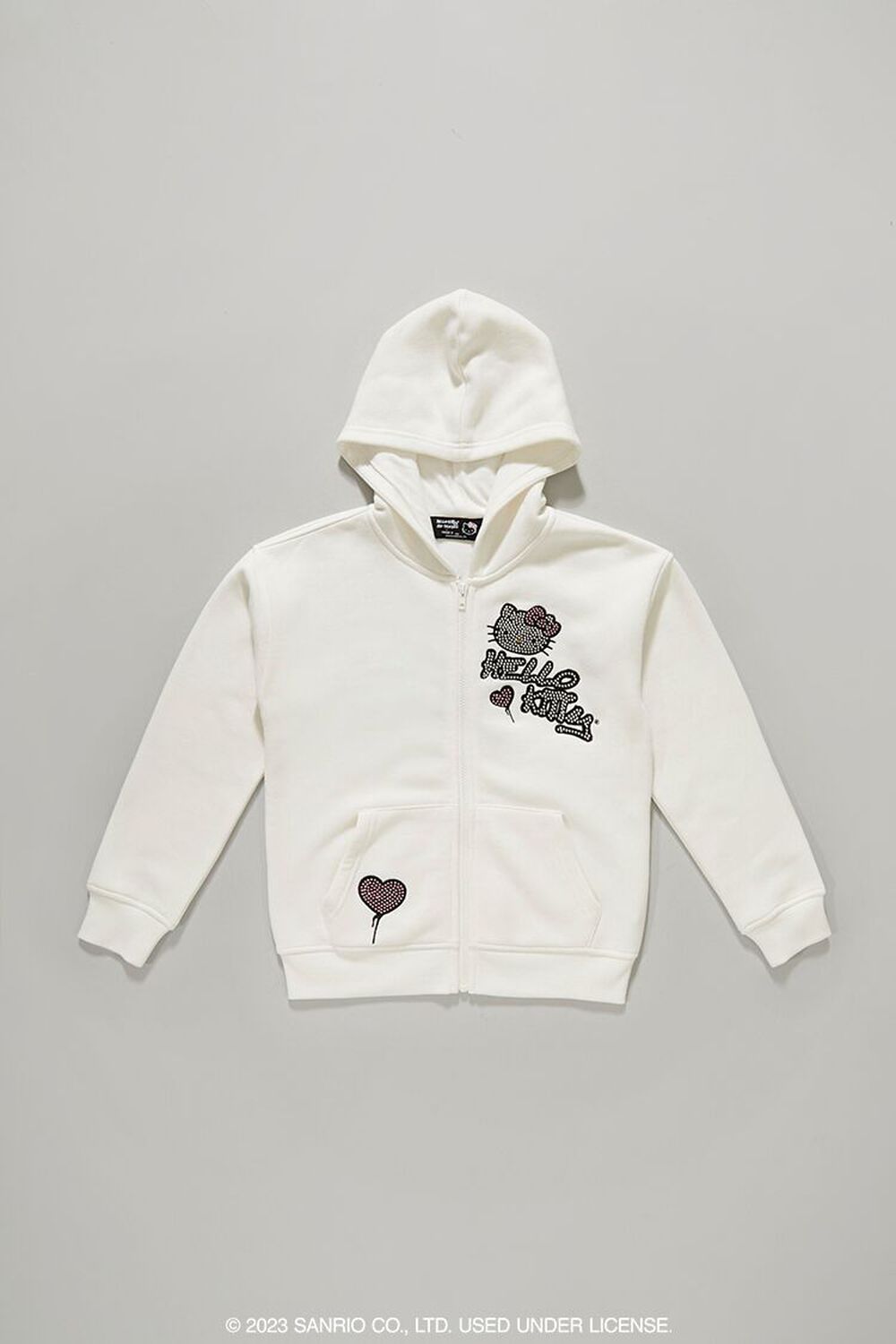 Hello Kitty Little Girls' Fleece Hoodie Jacket 2T Pink/White : :  Fashion