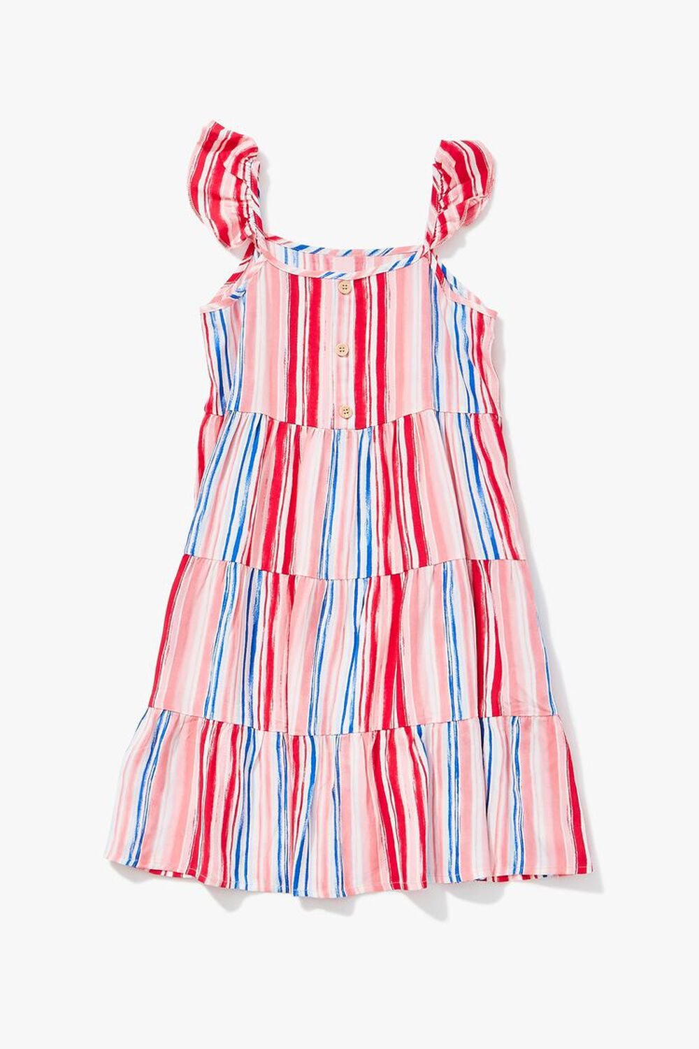 Girls Striped Tiered Dress (Kids)