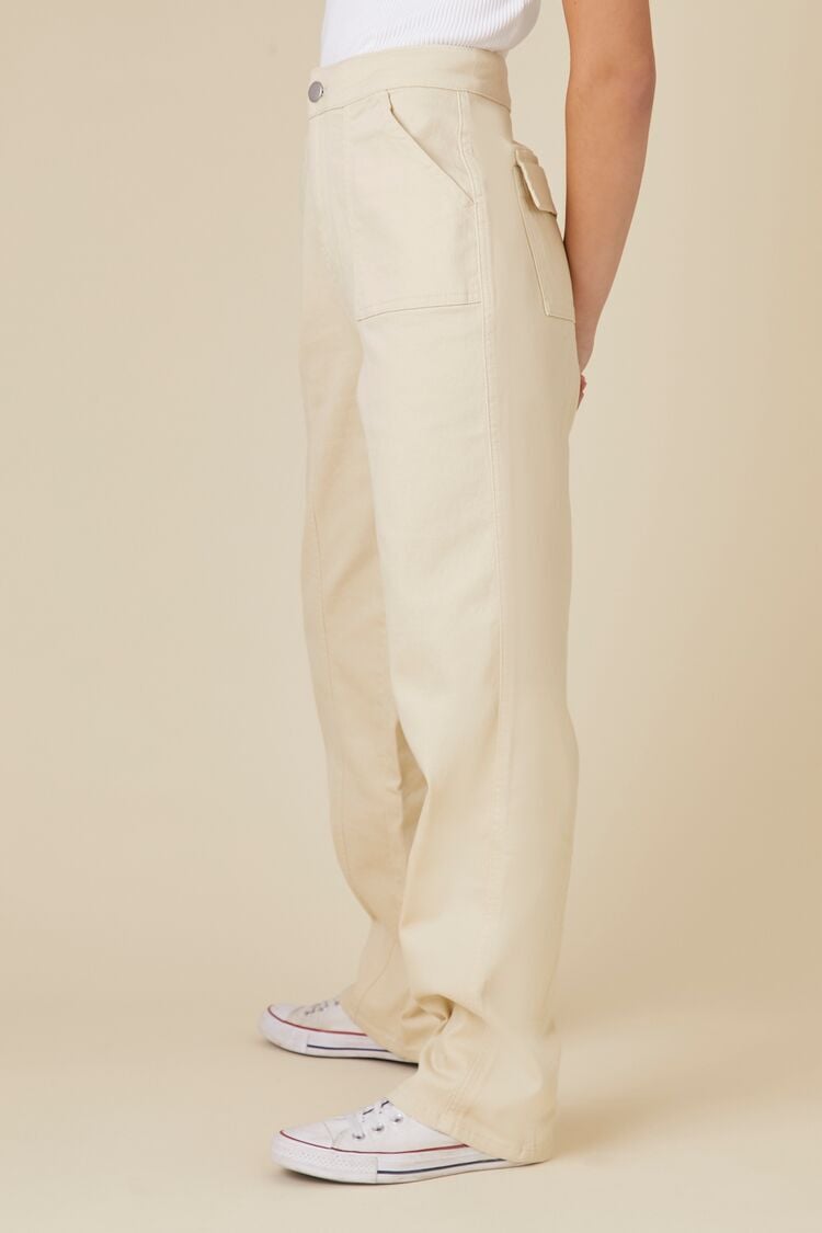 Cotton mix Khaki uniform Pant