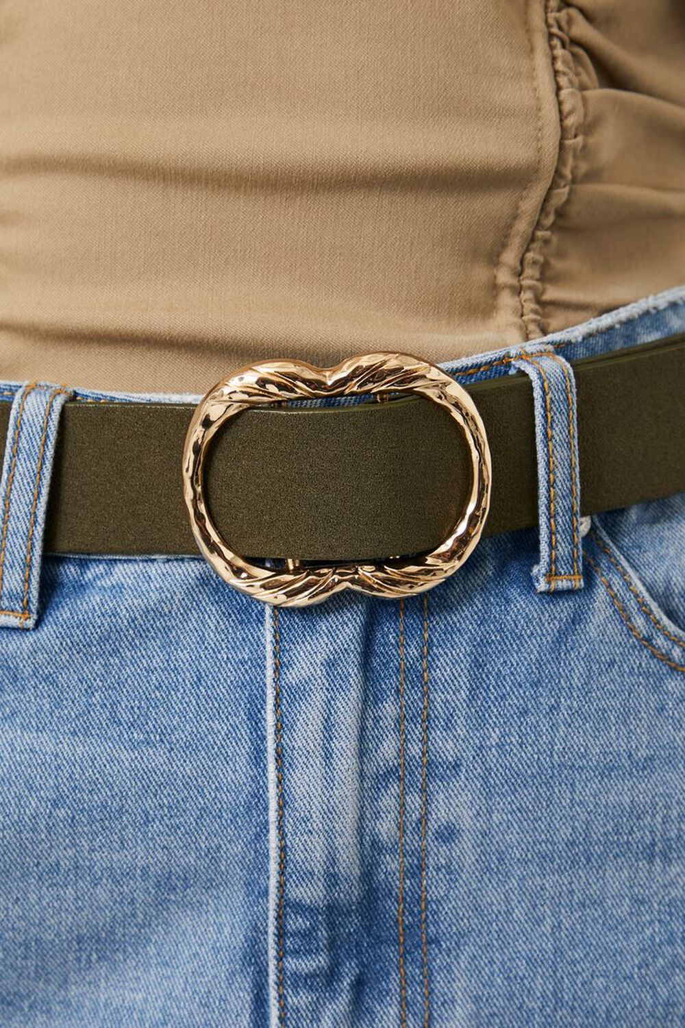 Round-buckle belt