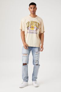 TAUPE/MULTI Los Angeles Lakers Graphic Tee, image 4