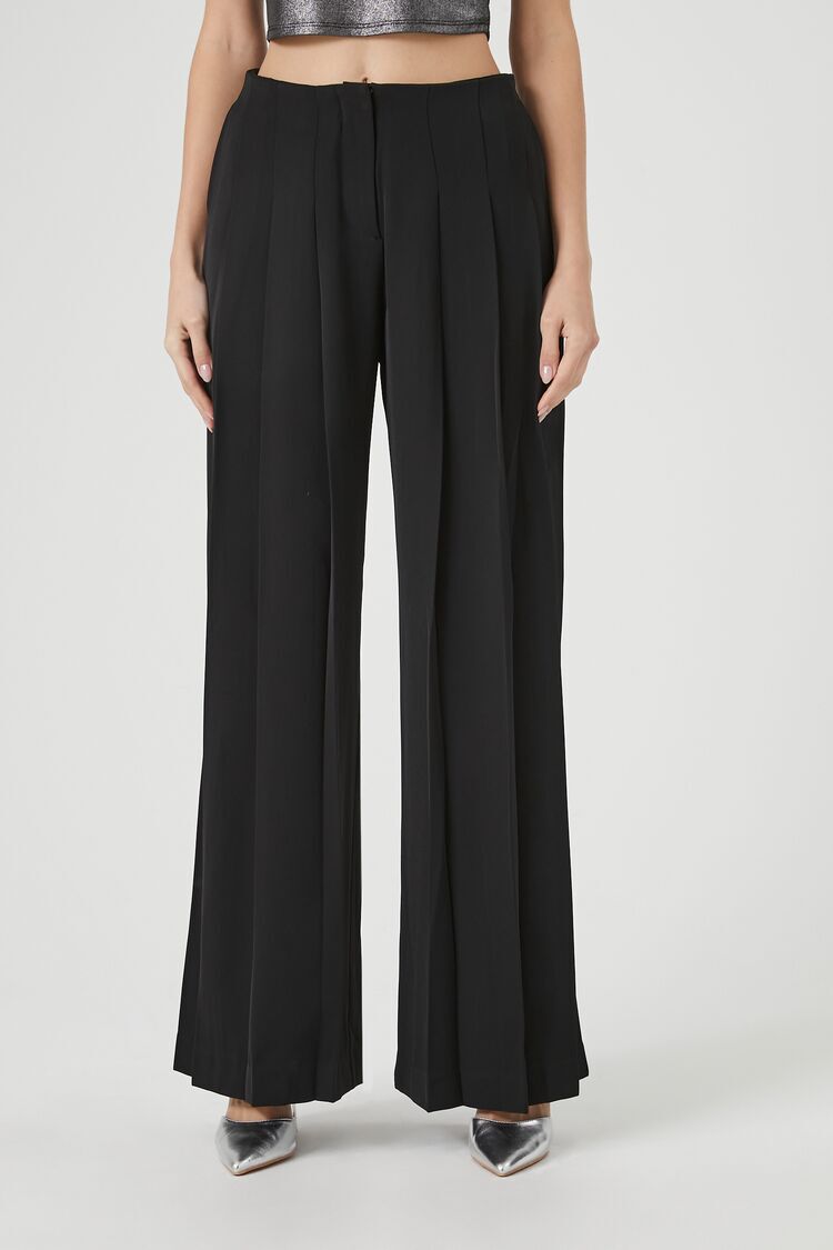 Forever 21 Pleated Wide-Leg Pants | Clothes design, Wide leg pants, Fall  fashion outfits