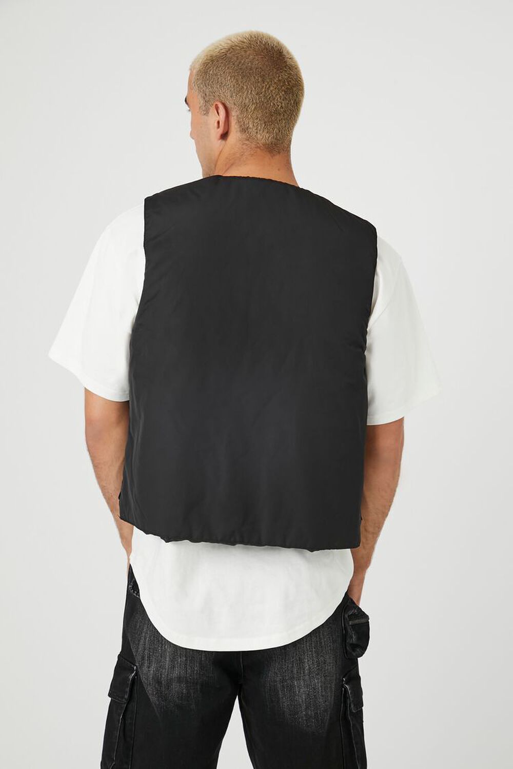 BLACK Utility Cargo Vest, image 3