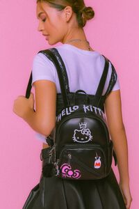 Hello Kitty Big Face Faux-Leather Mini Backpack