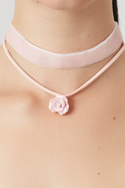 Pink Matt Gold Rajwadi Choker Necklace Set Catalog