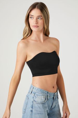 Black Seamless Bandeau